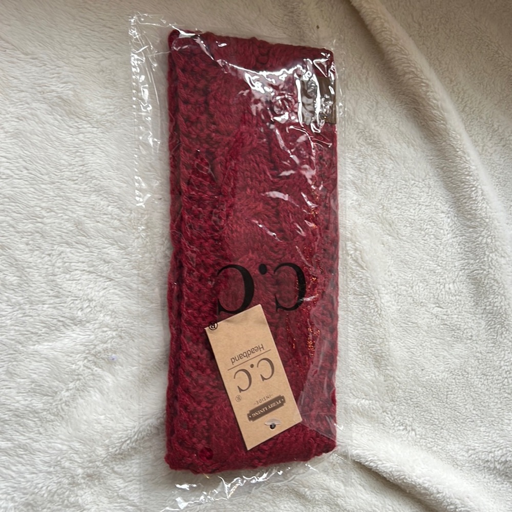 C.C. Stocking Cap style Headband Ear Warmer
